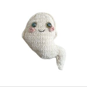 Hand Crafted Small Ghost Plush Halloween Decor